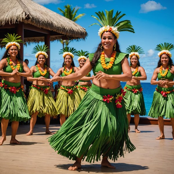Quelle croisière propose des cours de danse traditionnelle polynésienne?
