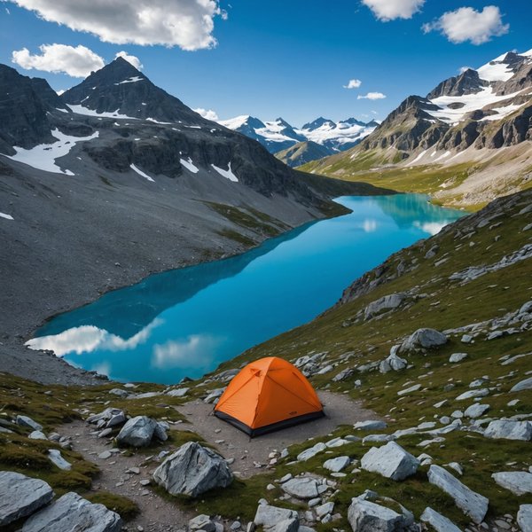 Quels sont les meilleurs conseils pour camper en région de montagnes avec des lacs glaciaires?