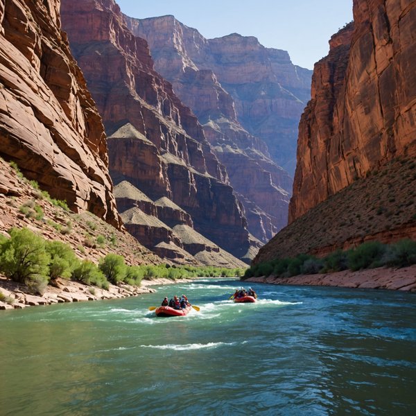 Quels sont les meilleurs spots pour faire du rafting dans le Grand Canyon, USA?
